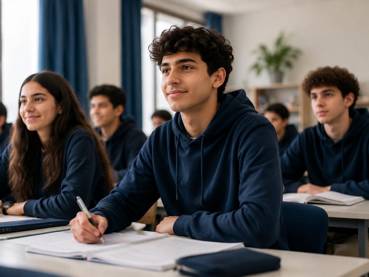 Élèves de Sameh School en classe