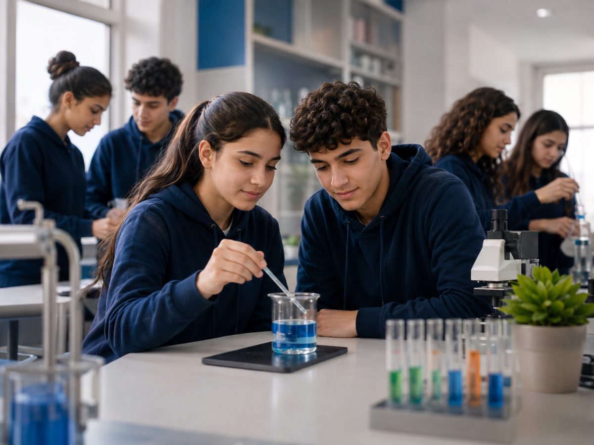 Travaux pratiques au laboratoire